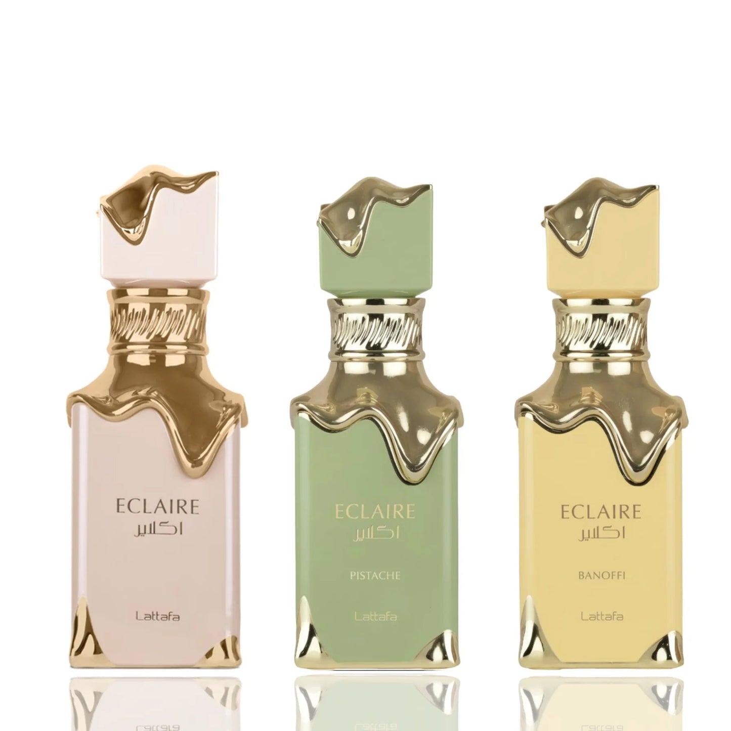Pack | Eclaire, Eclaire Banoffi e Eclaire Pistache | Lattafa Meraki Aveiro
